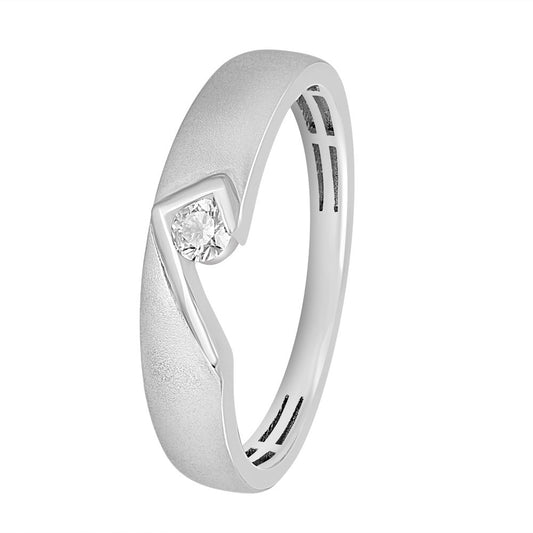 Sparkling Diamond Finger Ring - 950Pt Platinum - GEMHUB