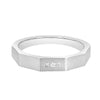 Men's Textured Platinum Ring - Image 2 - GEMHUB