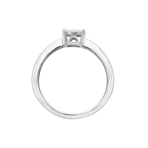 Glossy Diamond and Platinum Crown Star Ring - Image 3 - GEMHUB