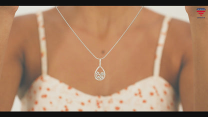 Celestial Bloom Diamond Pendant Set