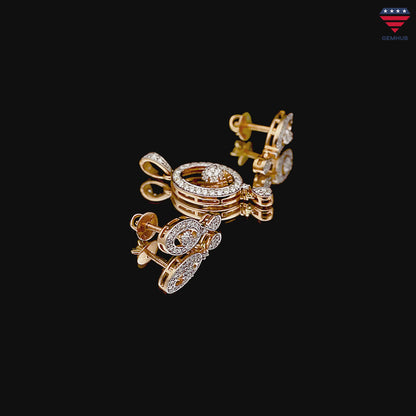 Lunaria Diamond Pendant Set
