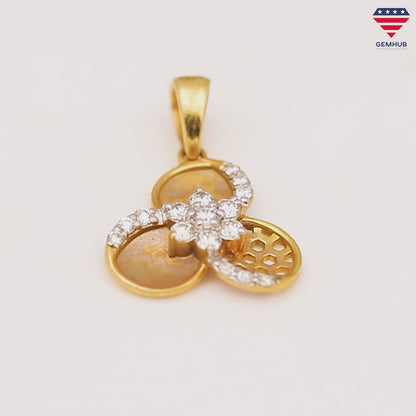 Blossom Whispers Diamond Pendant