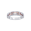 Geometric Diamond and Platinum Finger Ring - Image 2 - GEMHUB