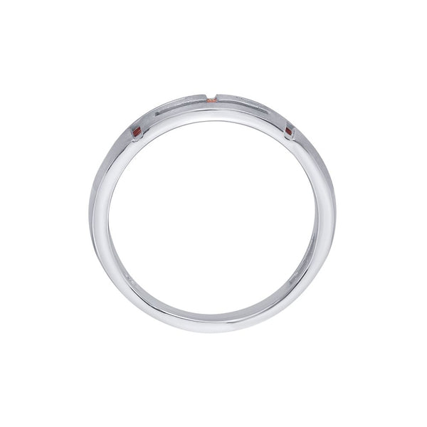 Geometric Diamond and Platinum Finger Ring - Image 3 - GEMHUB