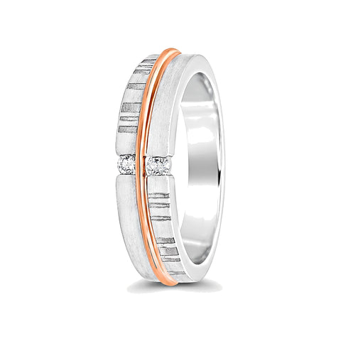 Glorious Platinum Diamond Finger Ring - 950Pt Platinum - GEMHUB