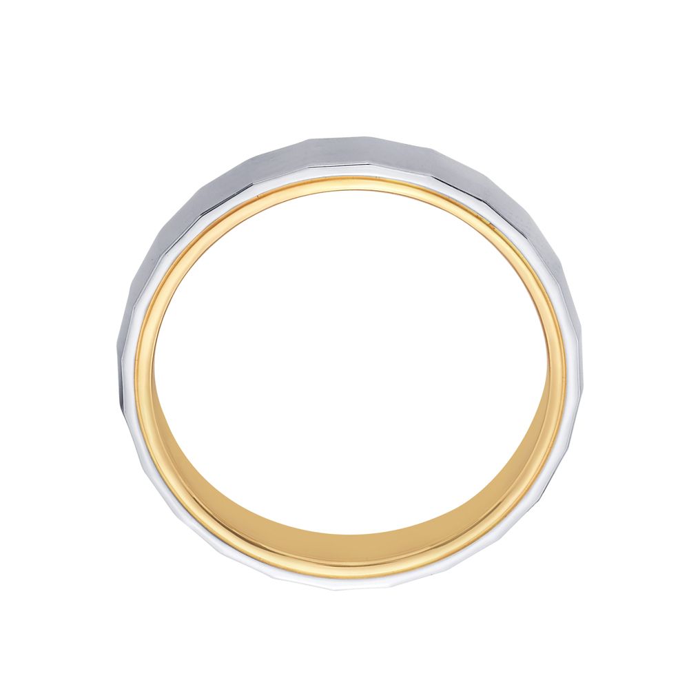 Royal Elegance Platinum and Gold Band - Image 3 - GEMHUB