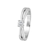 Timeless Tranquility Solitaire Diamond Ring - 950Pt Platinum - GEMHUB