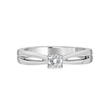 Timeless Tranquility Solitaire Diamond Ring - Image 2 - GEMHUB