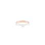 Dual Toned Platinum Solitaire Ring
