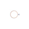 Dual Toned Platinum Solitaire Ring - Image 2 - GEMHUB