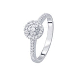 Alluring Diamond Finger Ring - 950Pt Platinum - GEMHUB