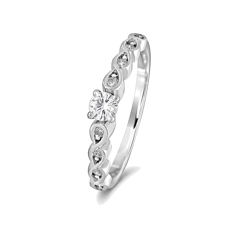 Stunning Ring in Platinum - 950Pt Platinum - GEMHUB