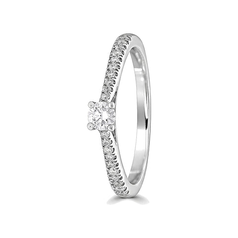 Dazzling Platinum Ring - 950Pt Platinum - GEMHUB