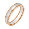 Textured Diamond and Platinum Ring - 950Pt Platinum - GEMHUB