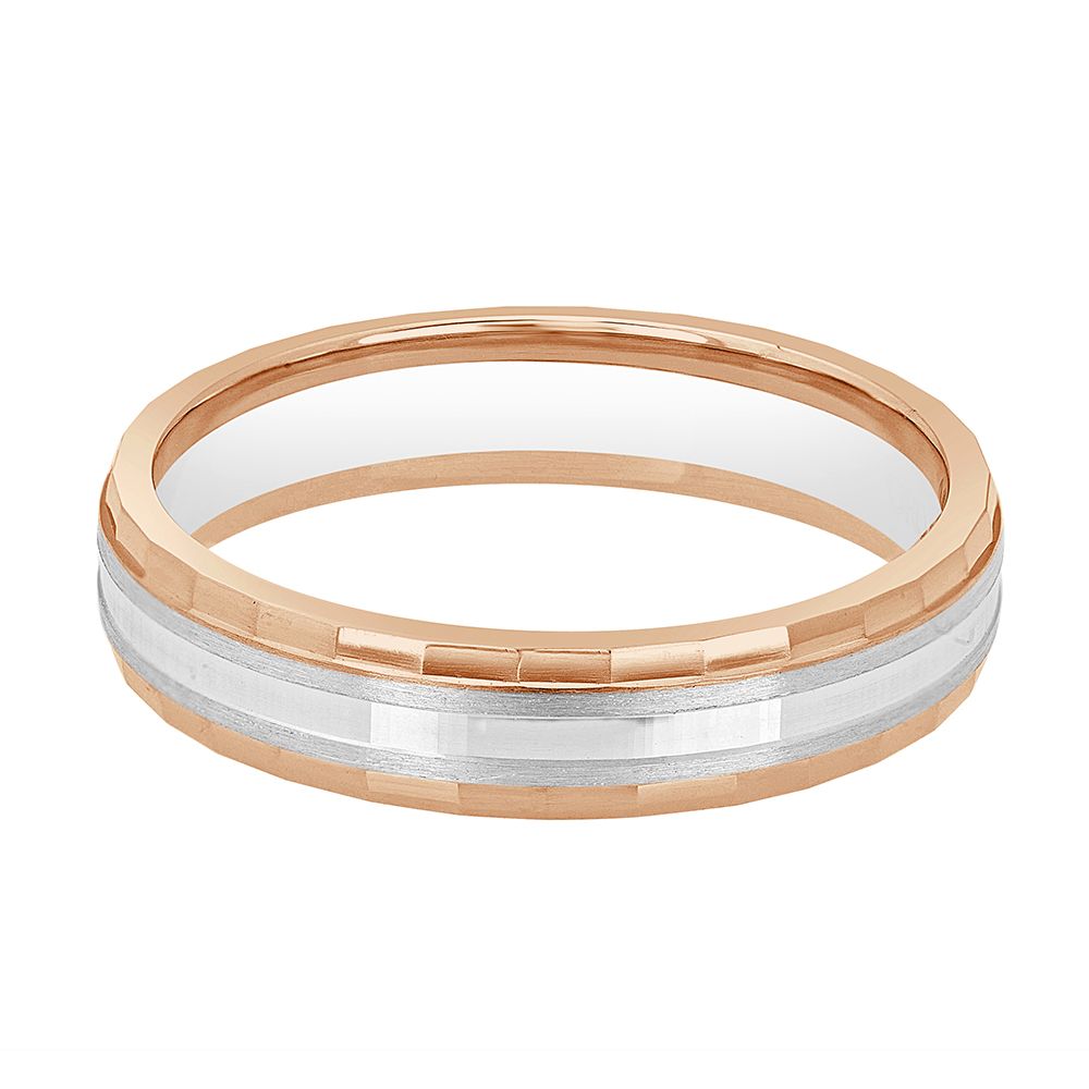 Textured Diamond and Platinum Ring - Image 3 - GEMHUB