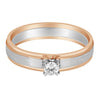 Single Diamond and Platinum Finger Ring - Image 2 - GEMHUB