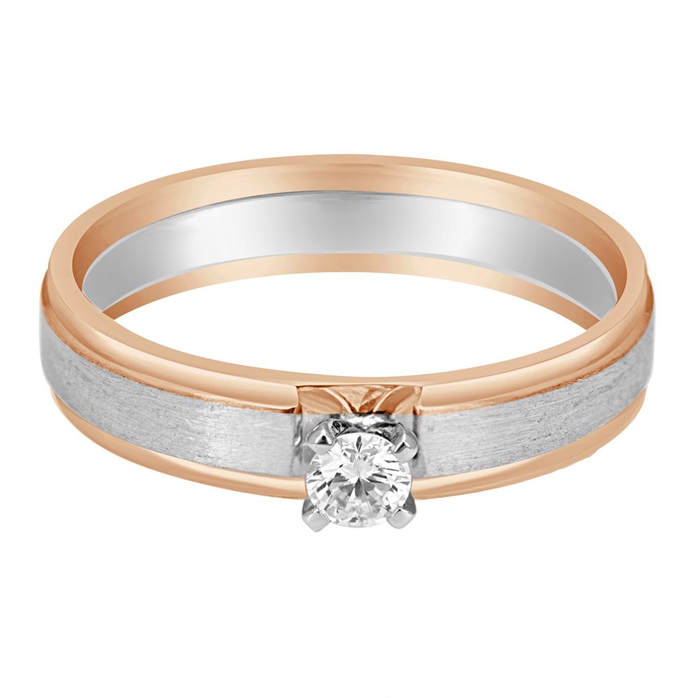 Single Diamond and Platinum Finger Ring - Image 2 - GEMHUB