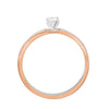 Single Diamond and Platinum Finger Ring - Image 3 - GEMHUB