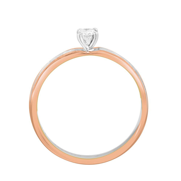 Single Diamond and Platinum Finger Ring - Image 3 - GEMHUB