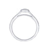 Contemporary Platinum Diamond Ring - Image 2 - GEMHUB