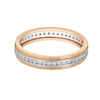 Linear Diamond Studded Platinum Ring - Image 2 - GEMHUB
