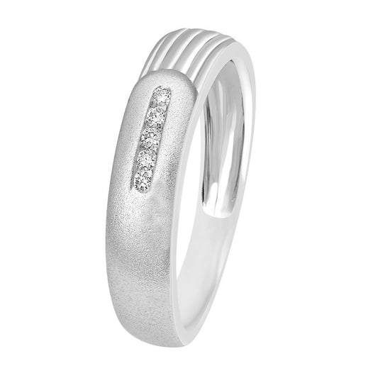 Gorgeous Diamond and Platinum Finger Ring - 950Pt Platinum - GEMHUB