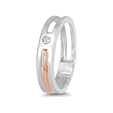 Artistic Rose and 950Pt Platinum Ring - 950Pt Platinum - GEMHUB