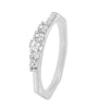 Stunning 950Pt Platinum Textured Ring - 950Pt Platinum - GEMHUB