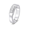 Elegant 950Pt Platinum Men's Band in 950Pt Platinum