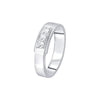 Elegant 950Pt Platinum Men's Band - 950Pt Platinum - GEMHUB