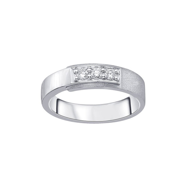 Elegant 950Pt Platinum Men's Band - Image 2 - GEMHUB