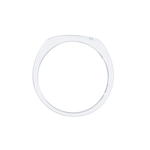 Handcrafted Platinum Diamond Ring For Men - Image 3 - GEMHUB