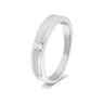 Elegant Platinum Diamond Ring For Men in 950Pt Platinum