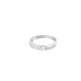 Elegant Platinum Diamond Ring For Men - Image 2 - GEMHUB
