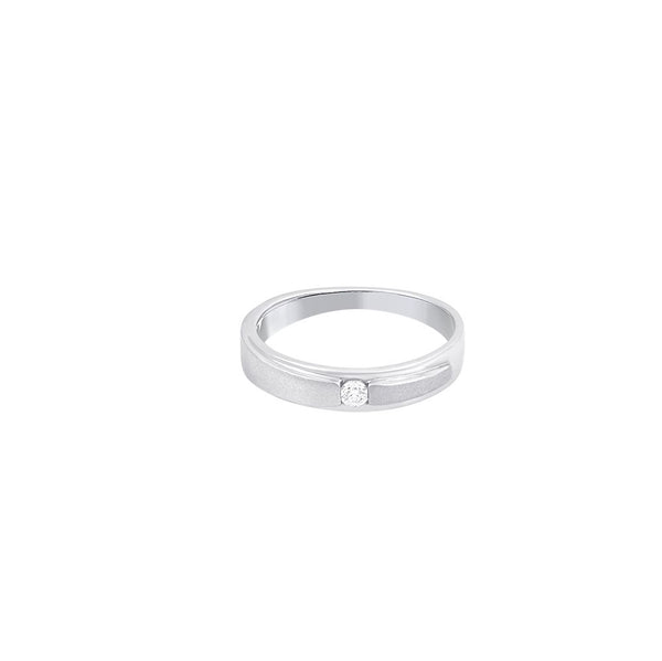 Elegant Platinum Diamond Ring For Men - Image 2 - GEMHUB