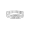 Classy Men's Diamond and Platinum Finger Ring - Image 2 - GEMHUB