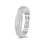 Simple Platinum Finger Band for Men