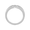 Simple Platinum Finger Band for Men - Image 3 - GEMHUB