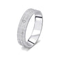 Glamorous Platinum and Diamond Finger Band for Men