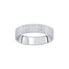 Glamorous Platinum and Diamond Finger Band for Men - Image 2 - GEMHUB