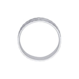Glamorous Platinum and Diamond Finger Band for Men - Image 3 - GEMHUB
