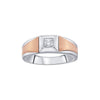 Magnificent Dual-toned Diamond Ring for Men - Image 2 - GEMHUB