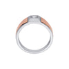 Magnificent Dual-toned Diamond Ring for Men - Image 3 - GEMHUB