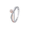 Stunning Diamond Platinum Finger Ring - 950Pt Platinum - GEMHUB