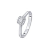 Breathtaking Diamond Halo Finger Ring - 950Pt Platinum - GEMHUB