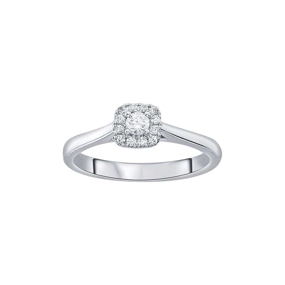 Breathtaking Diamond Halo Finger Ring - Image 2 - GEMHUB