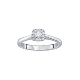 Breathtaking Diamond Halo Finger Ring - Image 2 - GEMHUB
