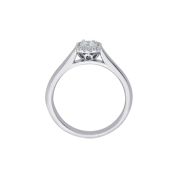 Breathtaking Diamond Halo Finger Ring - Image 3 - GEMHUB