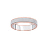 Sleek Dual Metal Men's Ring - Image 2 - GEMHUB