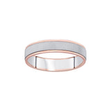 Sleek Dual Metal Men's Ring - Image 2 - GEMHUB